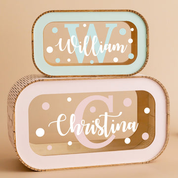 Personalized Wooden Money Box for Kids and Friends