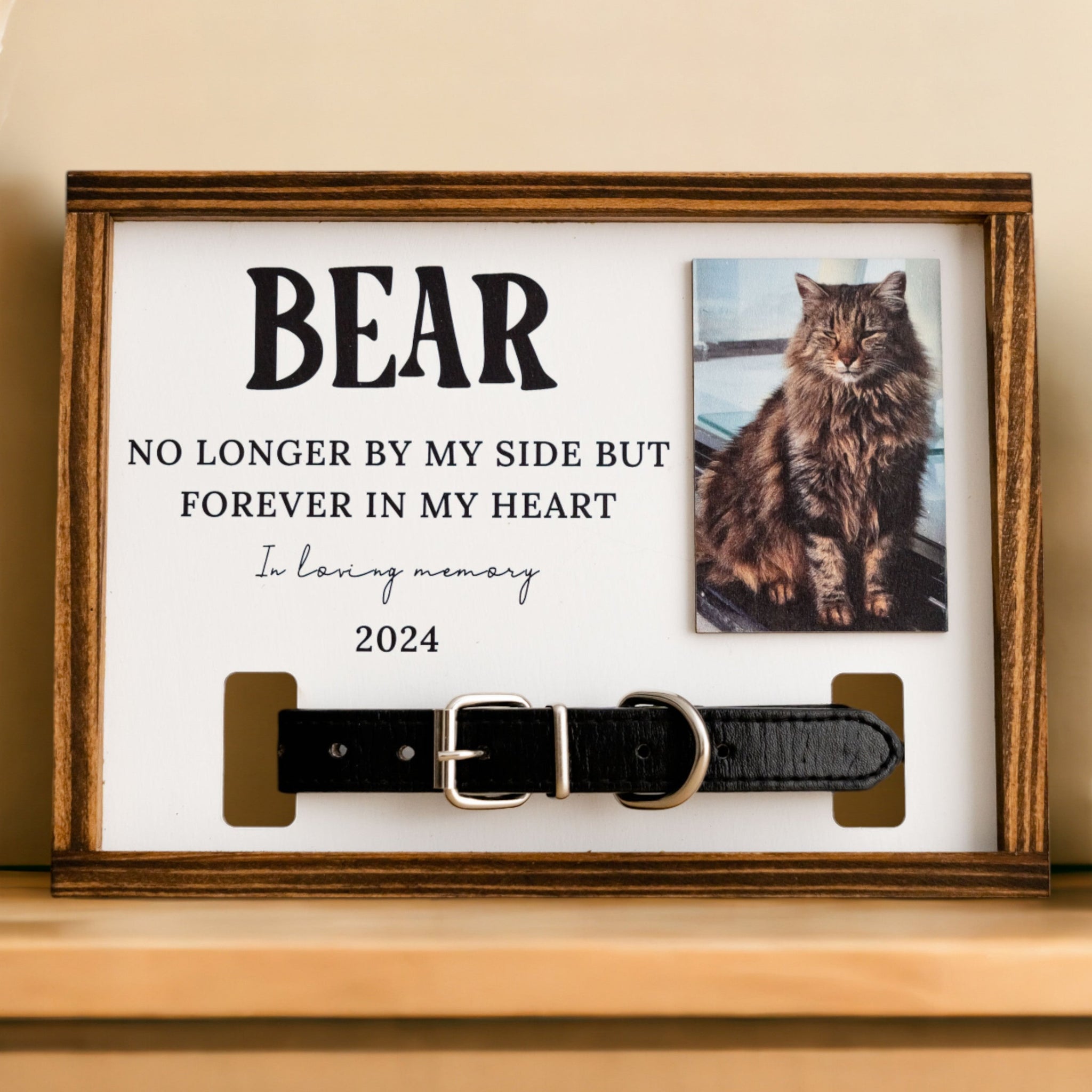 Rustic Boho Pet Memorial Photo Frame for Heartfelt Home Décor