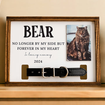 Rustic Boho Pet Memorial Photo Frame for Heartfelt Home Décor