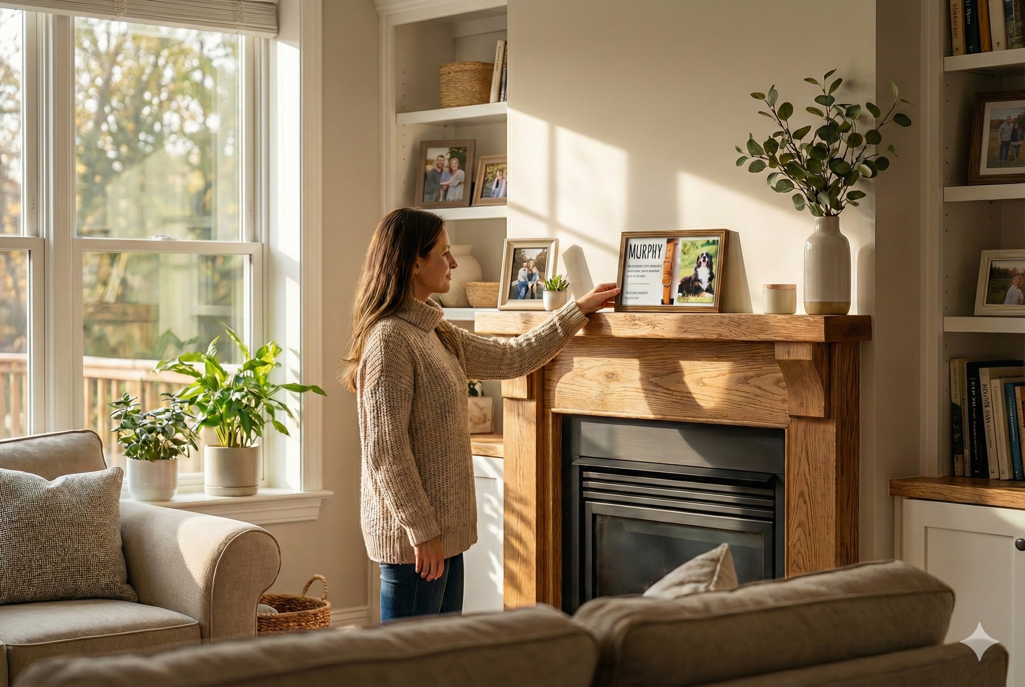 Personalized Pet Memorial Sign Wood for Pet Memorial Gift E54