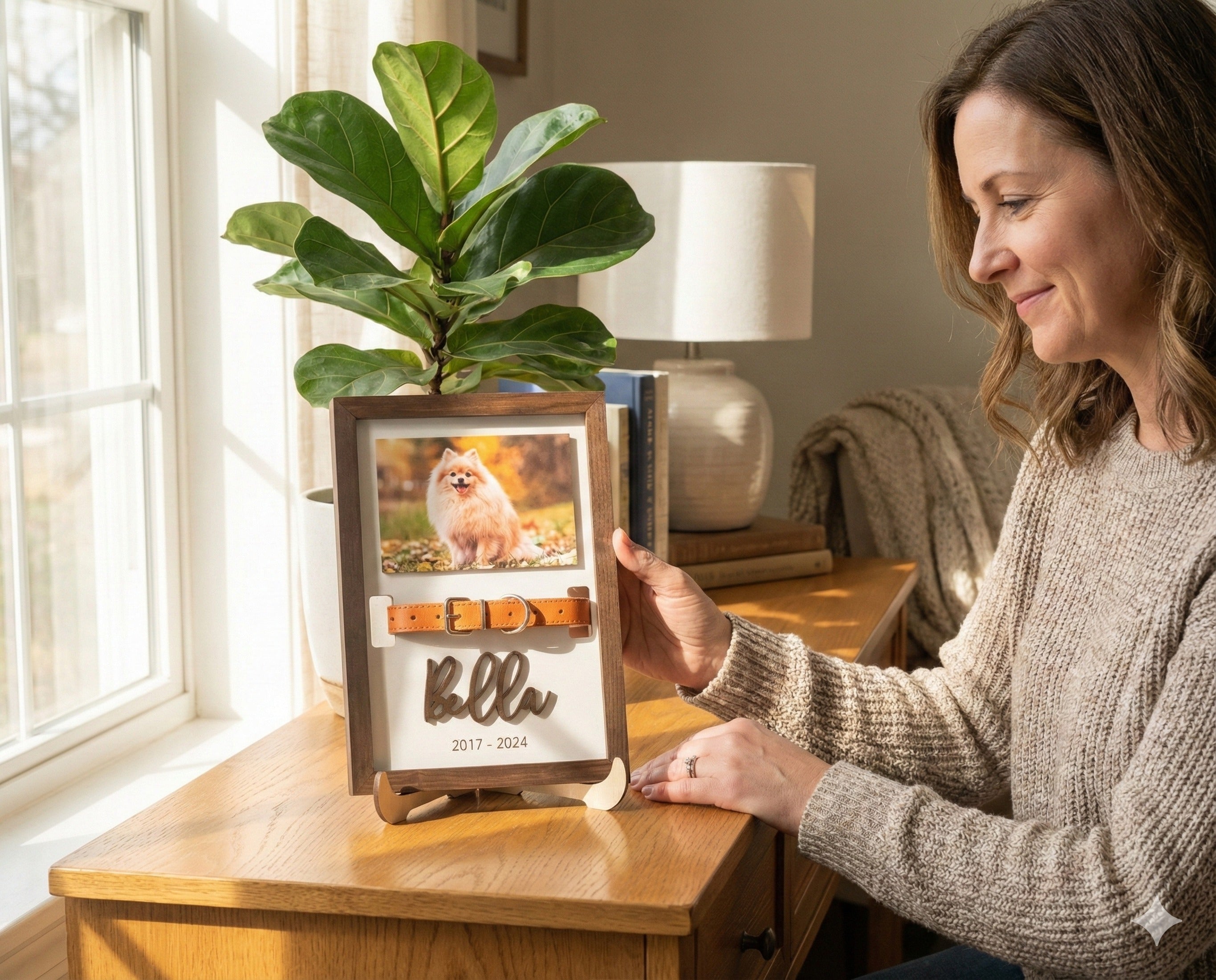 Personalized Pet Memorial Sign wood for Pet Loss Gift and Decor E84