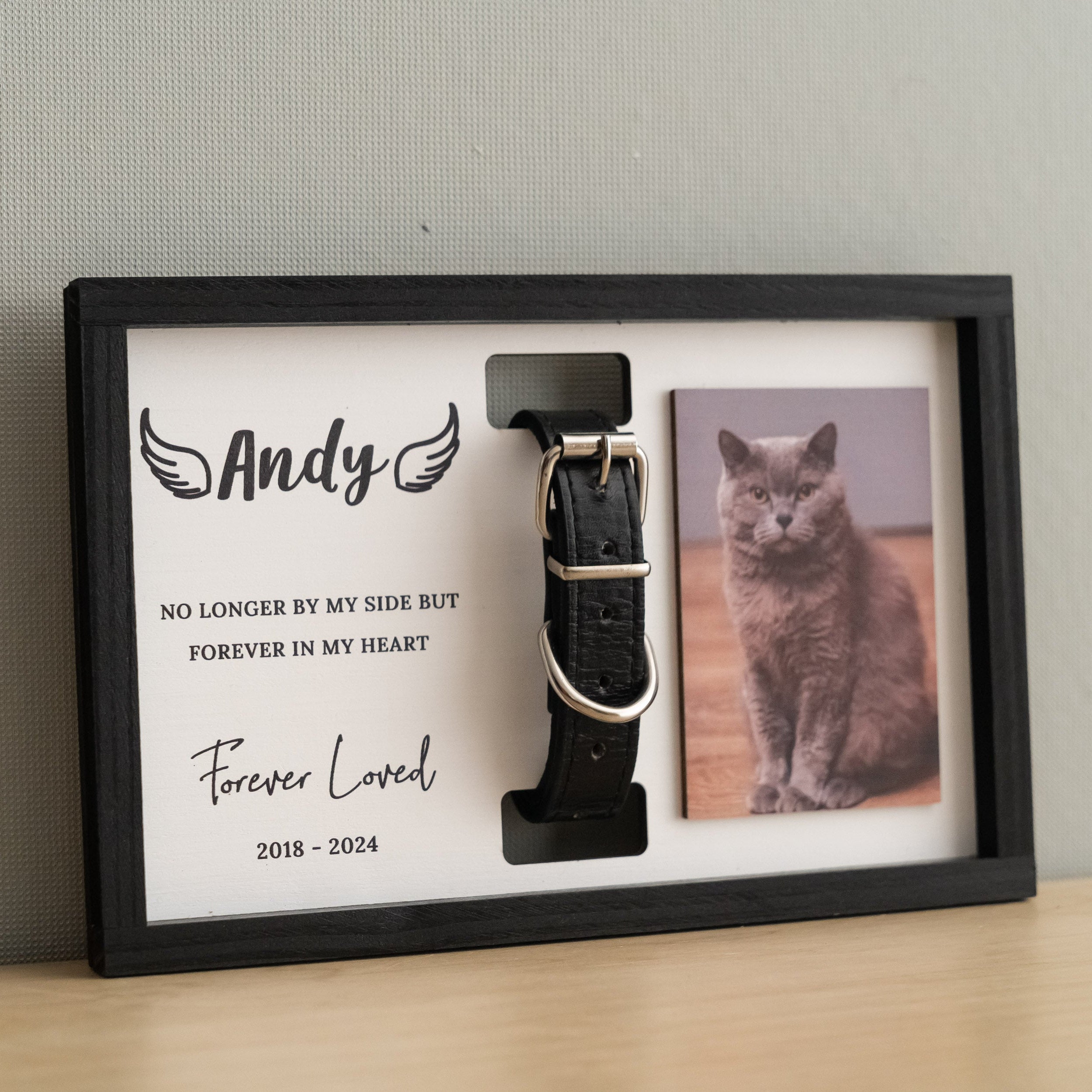 Personalized Pet Memorial Sign Wood Dog Memorial Plaque and Custom Pet Photo Plaque for Dog Sympathy Memorial Y25