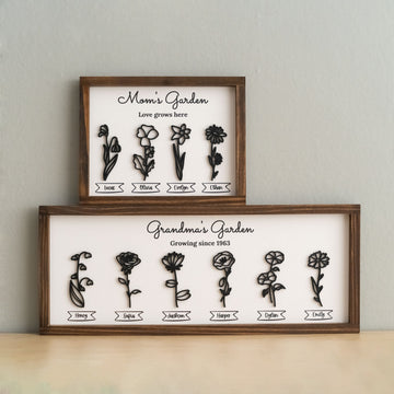 Personalized Wooden Family Garden Sign Wood for Personalized Family Sign and Wooden Family Sign E92