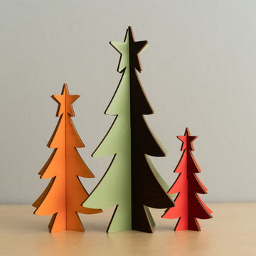 Decorative Wooden Christmas Tree for Christmas Table Decor and Modern Style Y13