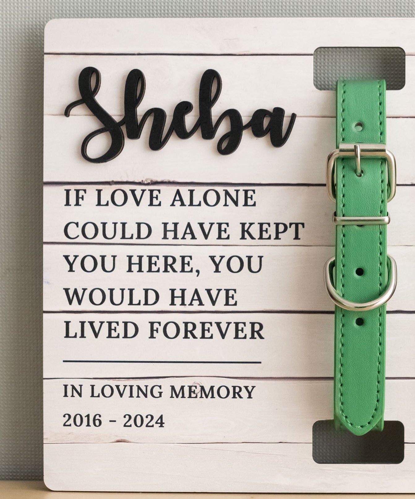 Personalized Wooden Pet Memorial Sign for Pet Memorial Frame with Photo R05