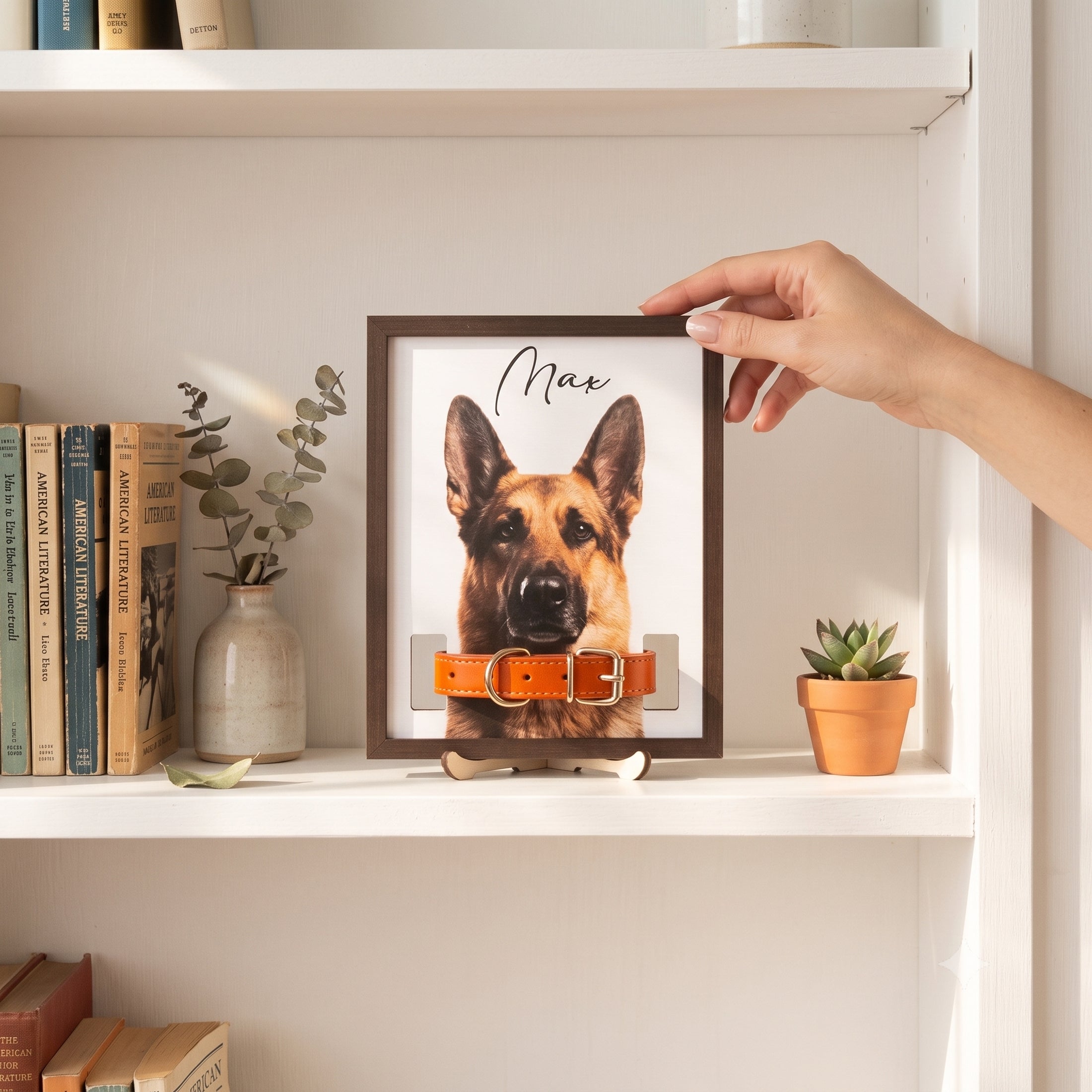 Personalized Pet Memorial Photo Wood Sign Dog Memorial Gift B21
