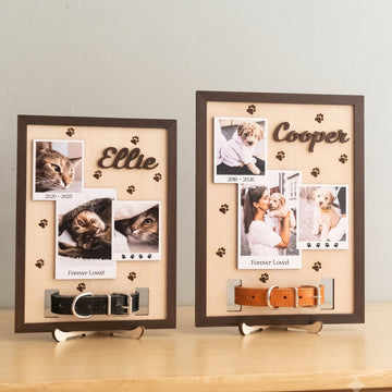 Personalized Pet Memorial Photo Wood Sign Pet Loss Gift B22