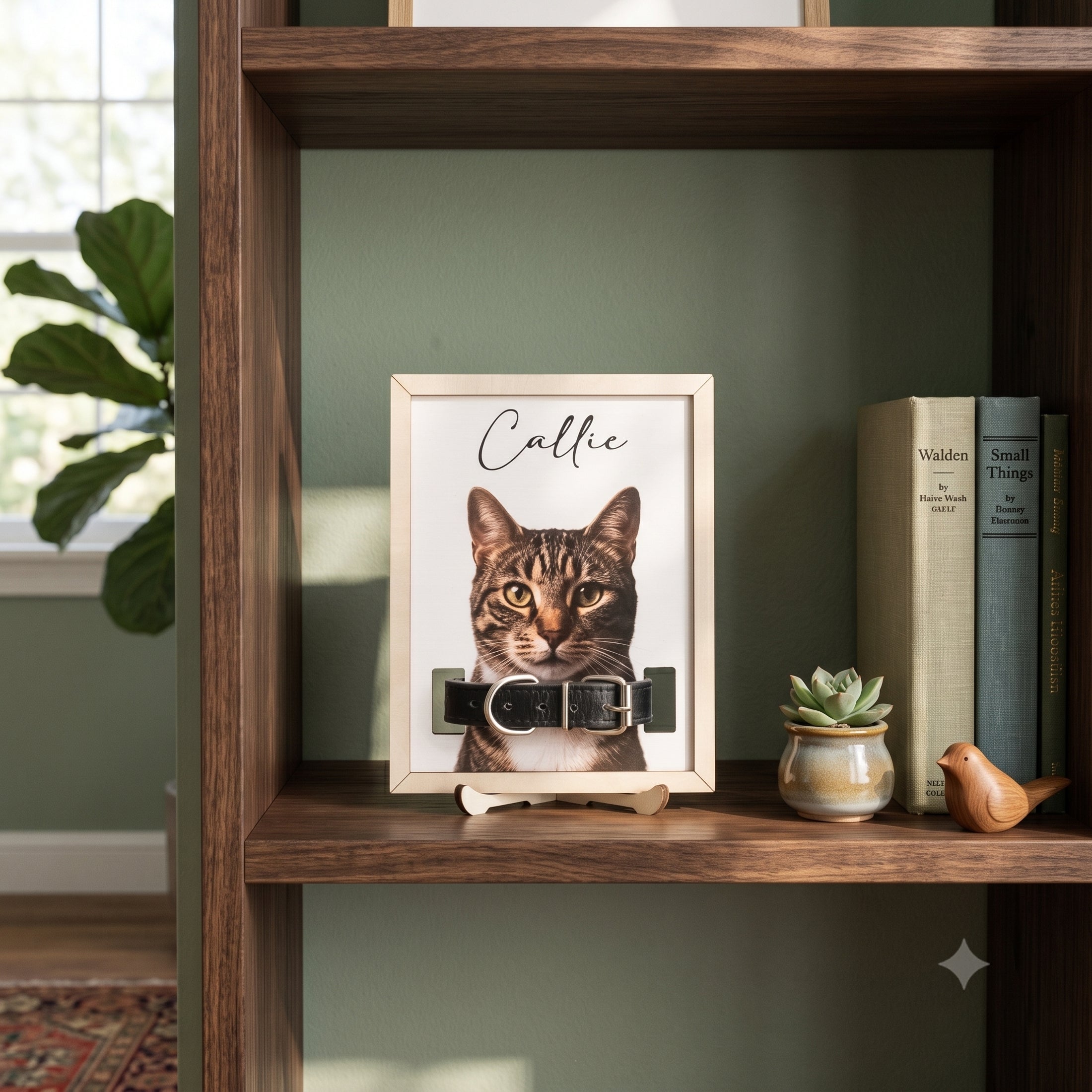 Personalized Pet Memorial Photo Wood Sign Dog Memorial Gift B21