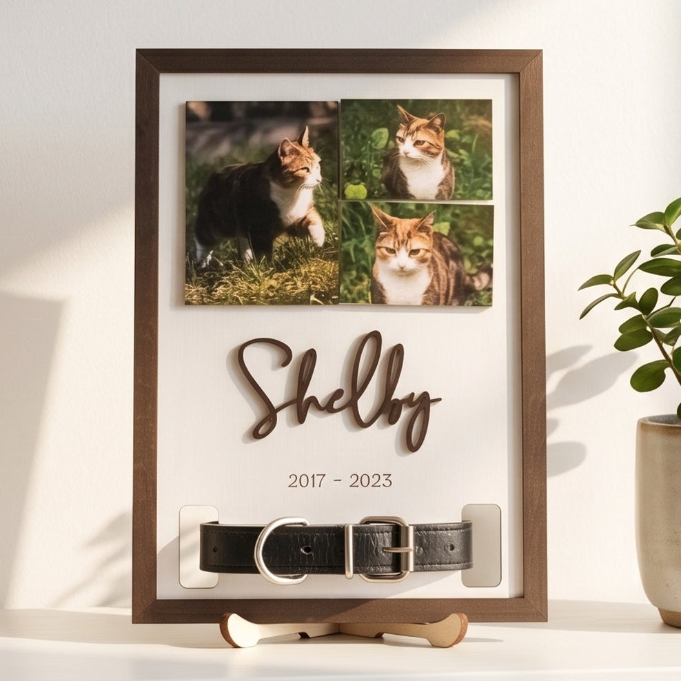 Personalized Pet Memorial Photo Wood Sign Pet Memorial Gift B20