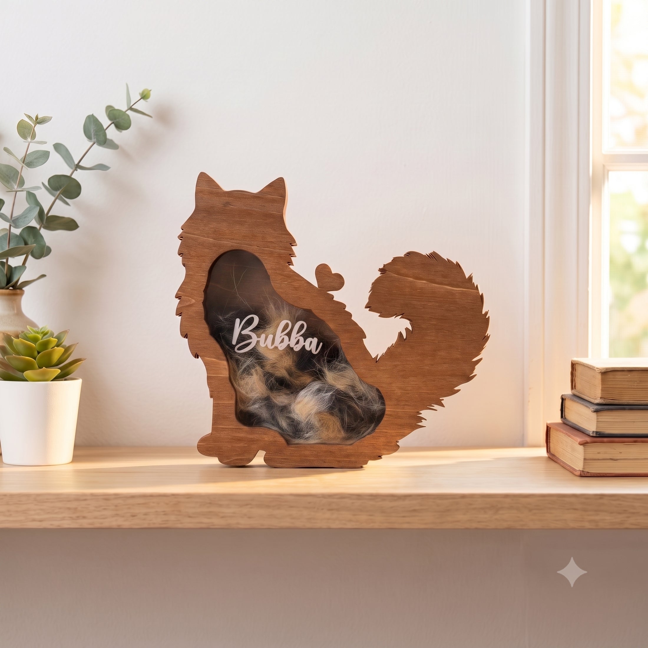 Personalized Pet Hair Keepsake Box Pet Keepsake Box B31