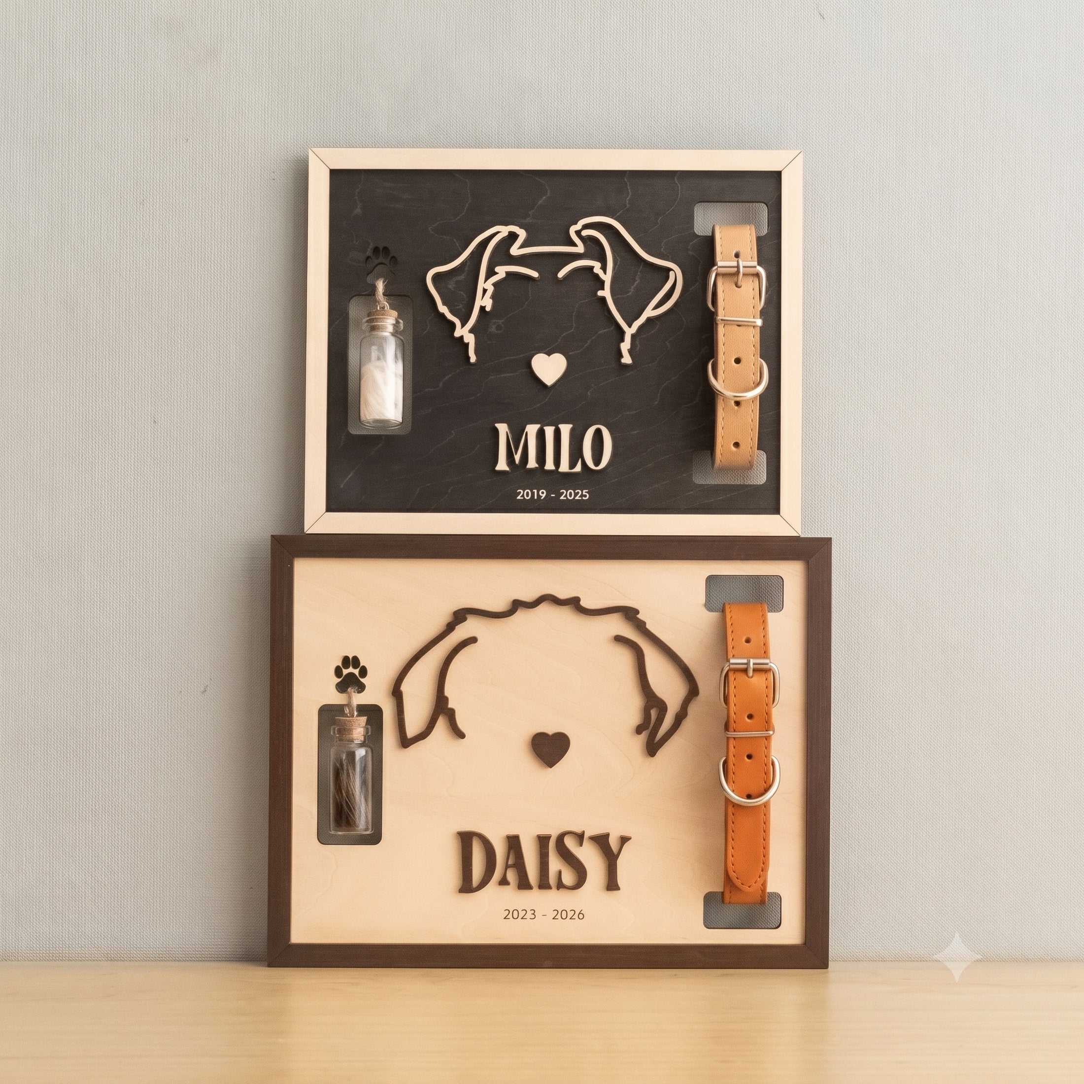 Personalized Pet Memorial Photo Wood Sign Dog Memorial Gift B17