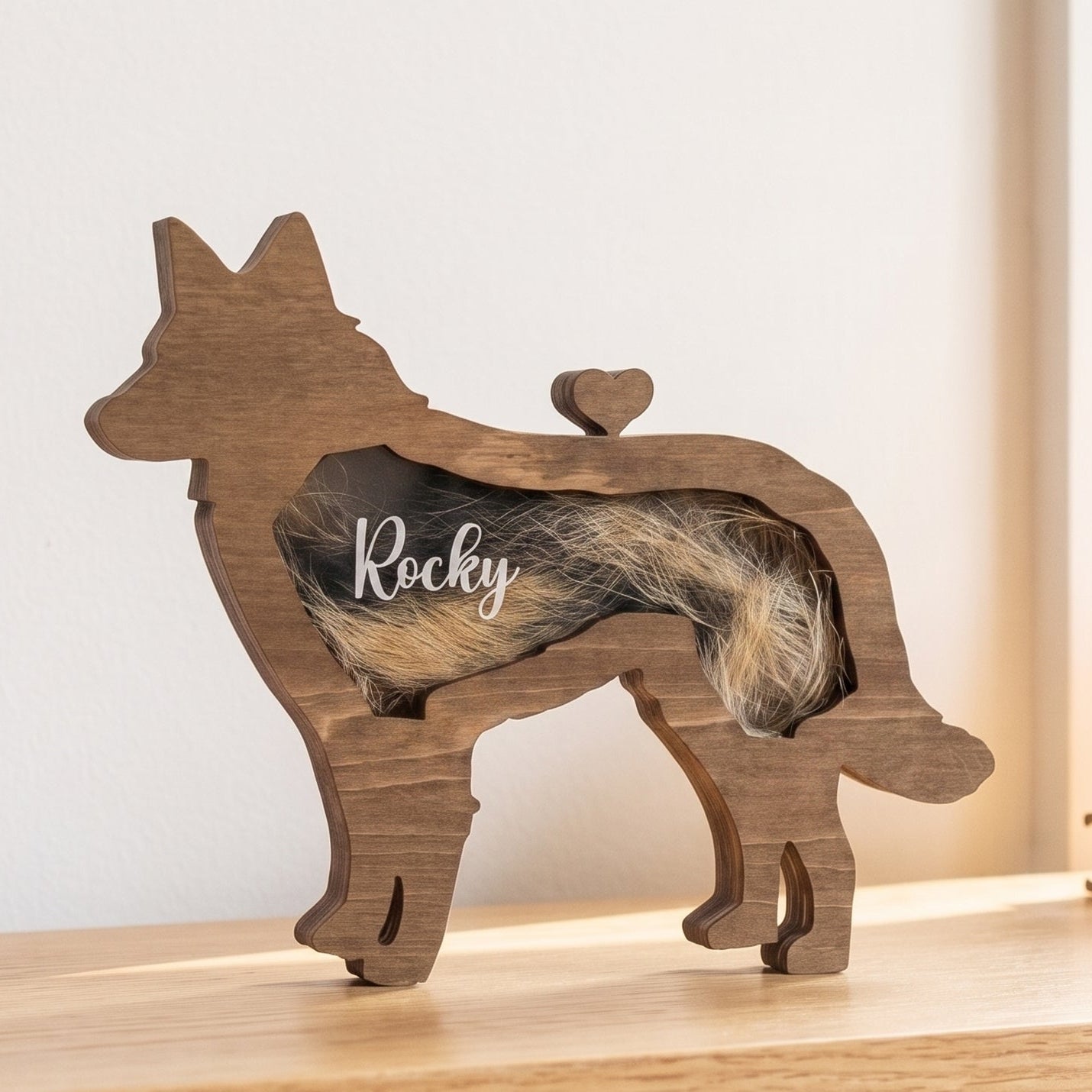 Personalized Pet Hair Keepsake Box Pet Keepsake Box B31