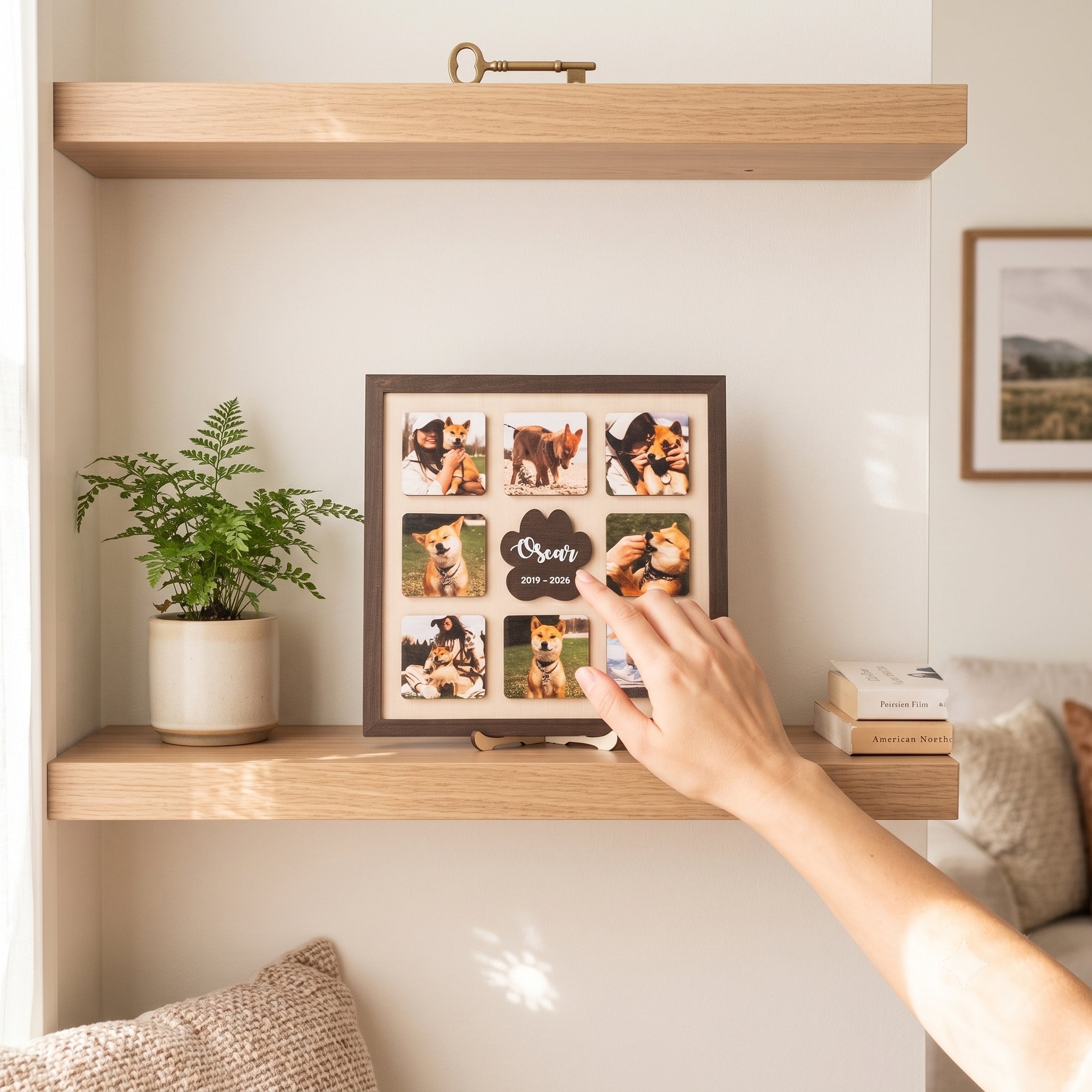 Personalized Pet Memorial Photo Wood Sign Memorial Keepsake B23