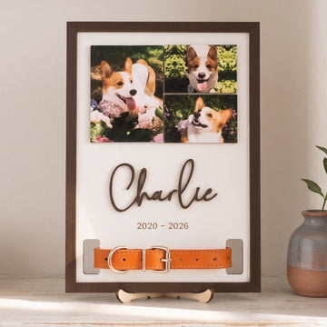 Personalized Pet Memorial Photo Wood Sign Dog Memorial Gift B20