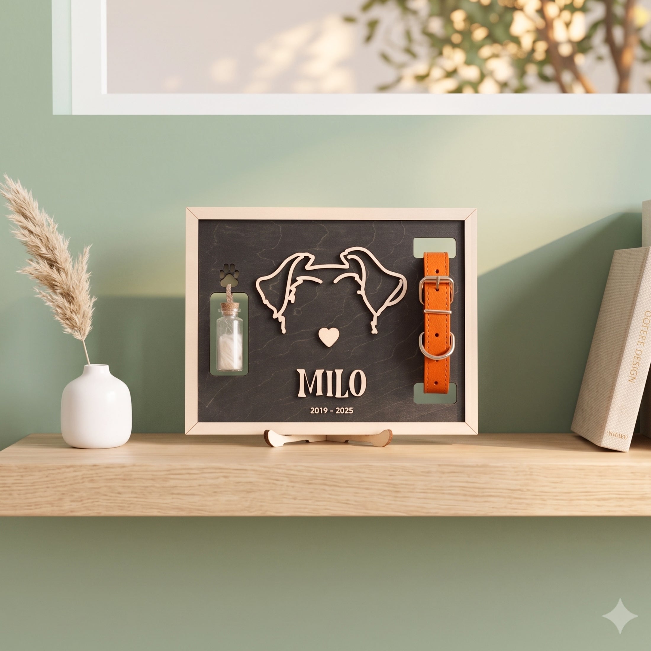 Personalized Pet Memorial Photo Wood Sign Dog Memorial Gift B17