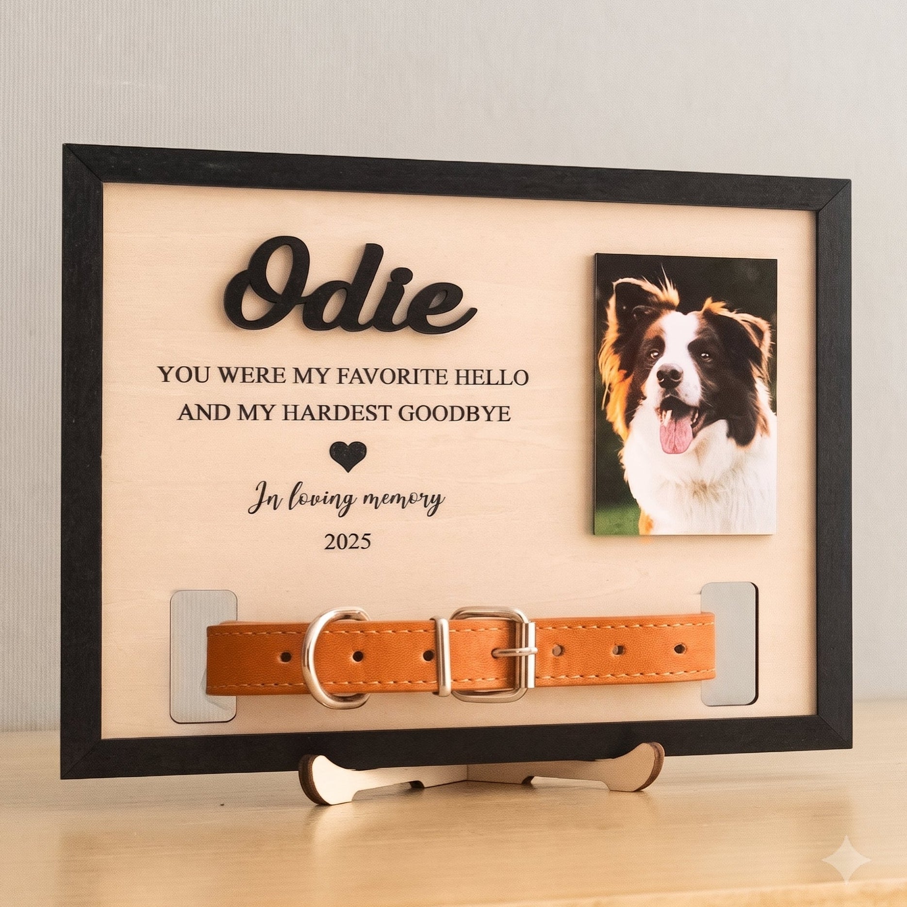 Personalized Pet Memorial Photo Wood Sign Pet Memorial Gift B19