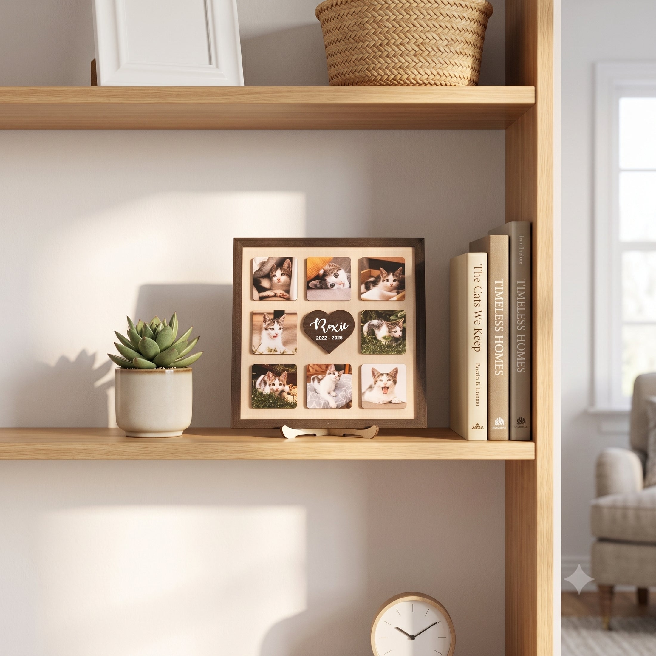 Personalized Pet Memorial Photo Wood Sign Memorial Keepsake B23