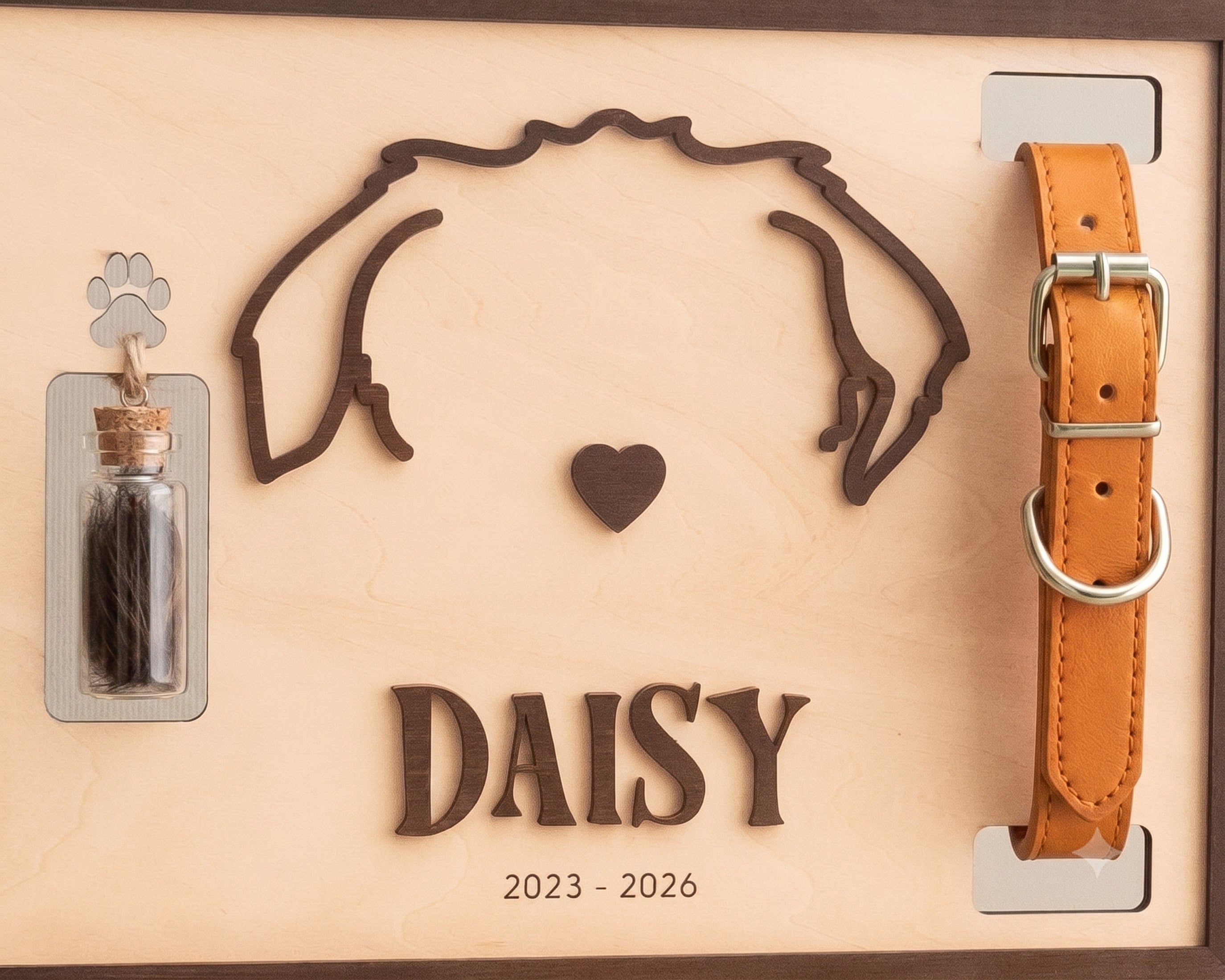Personalized Pet Memorial Photo Wood Sign Dog Memorial Gift B17