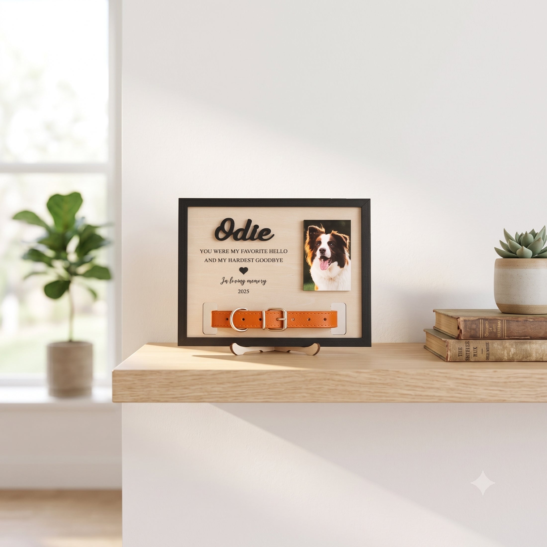 Personalized Pet Memorial Photo Wood Sign Pet Memorial Gift B19