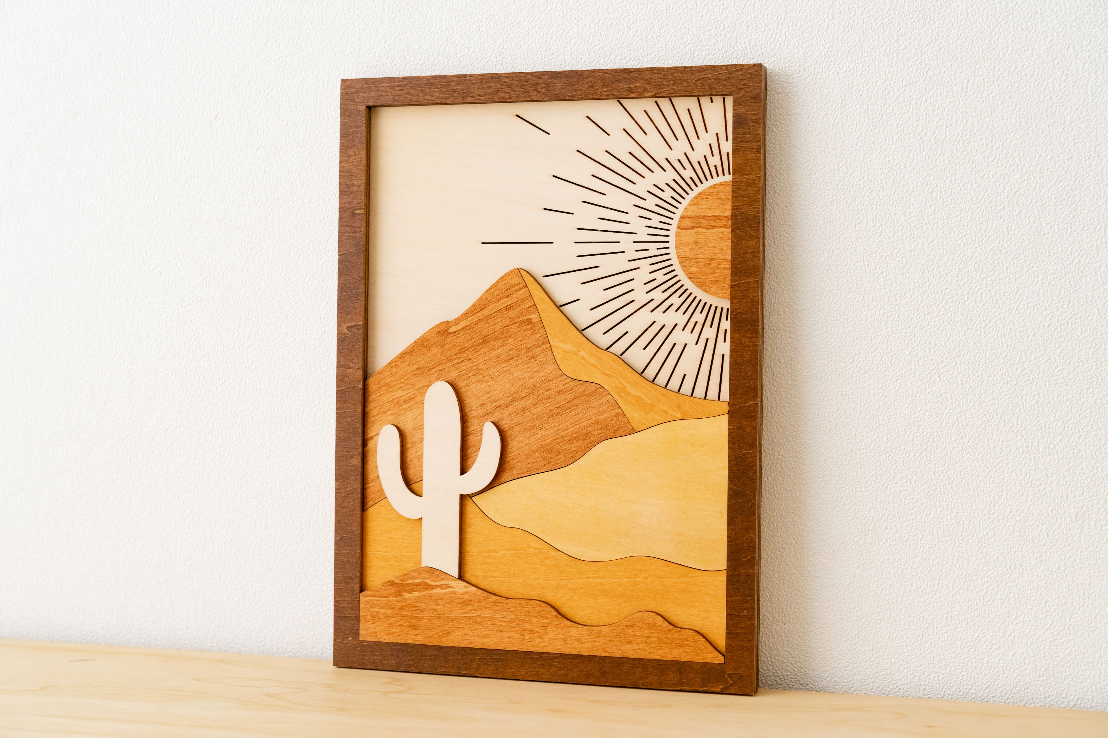 Sun Moon Art Set For Vibrant Wooden Wall Decor