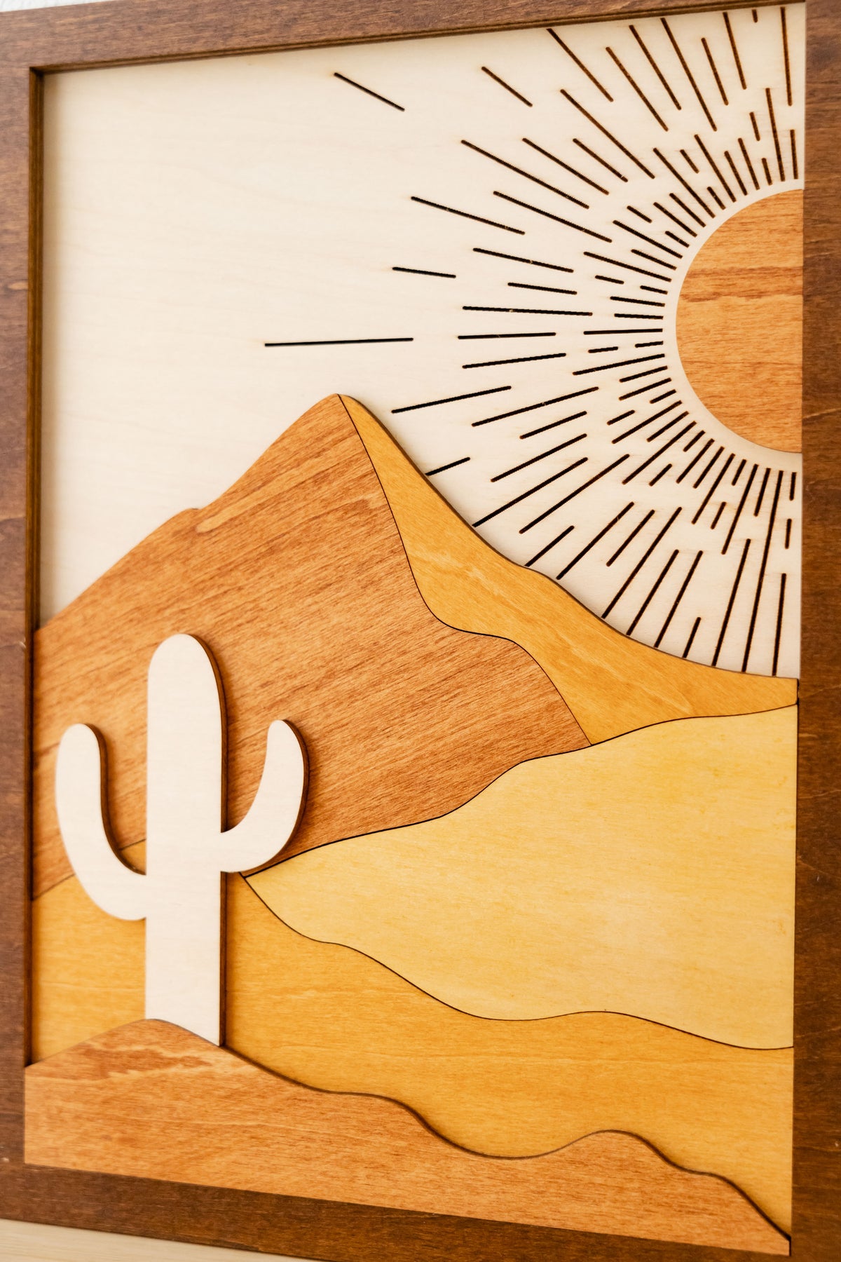 Sun And Moon Wood Wall Art for Modern Wood Wall Decor R07