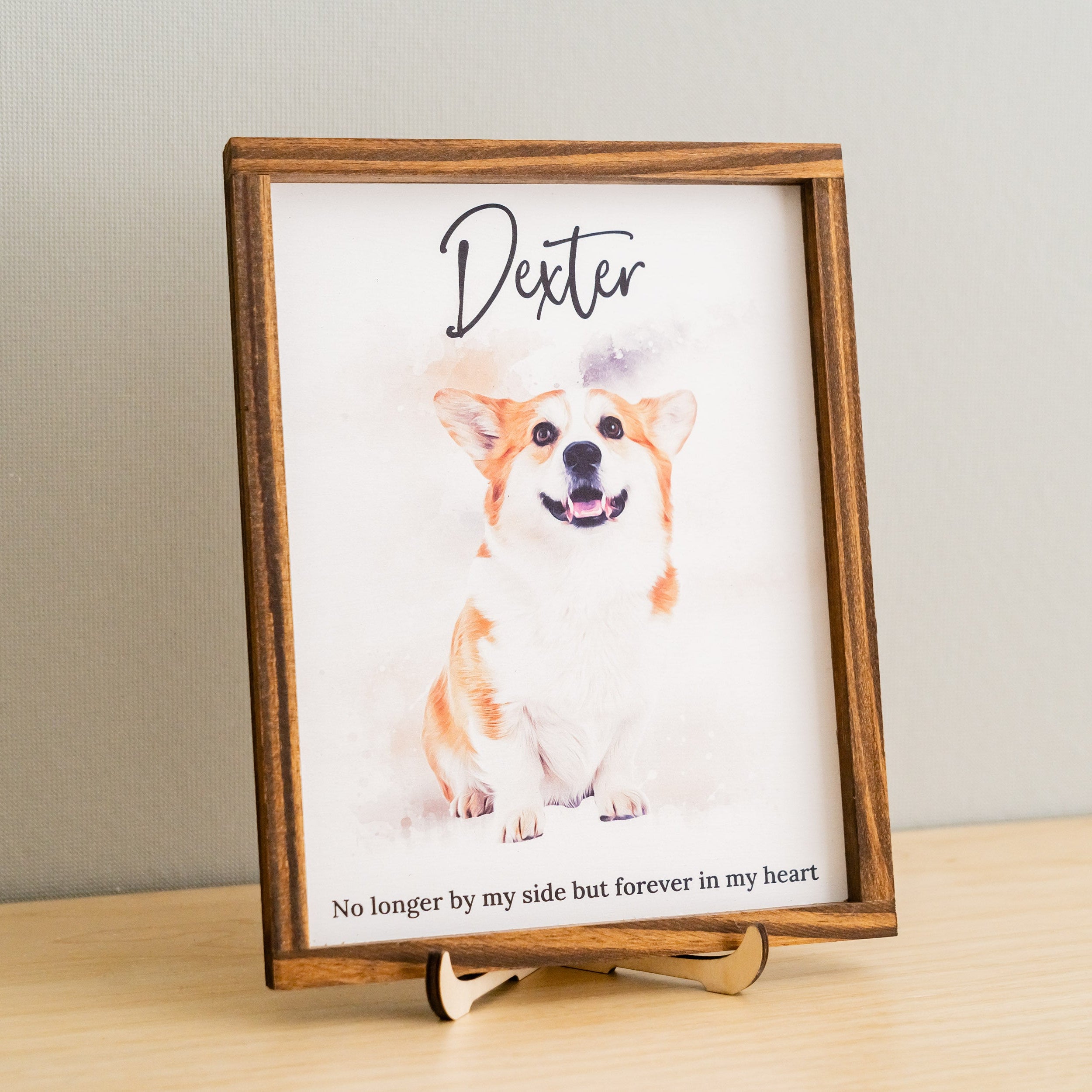 Personalized Pet Memorial Sign Wood for Pet Loss Gift and Decor R10