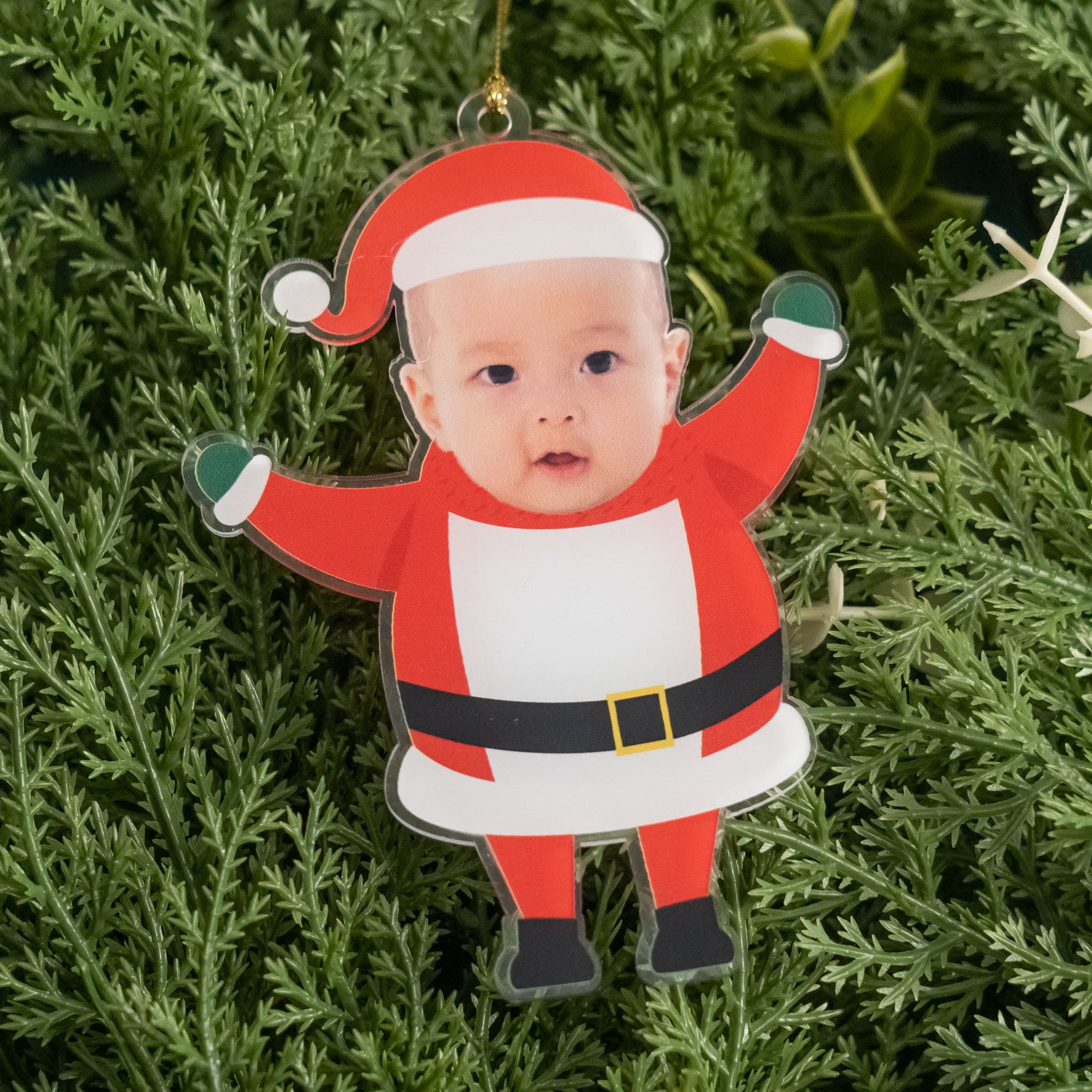 Custom Baby Christmas Ornament Acrylic for Baby First Christmas Keepsake Y20