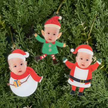 Personalized Baby Christmas Ornament Acrylic for First Christmas Gift Y20