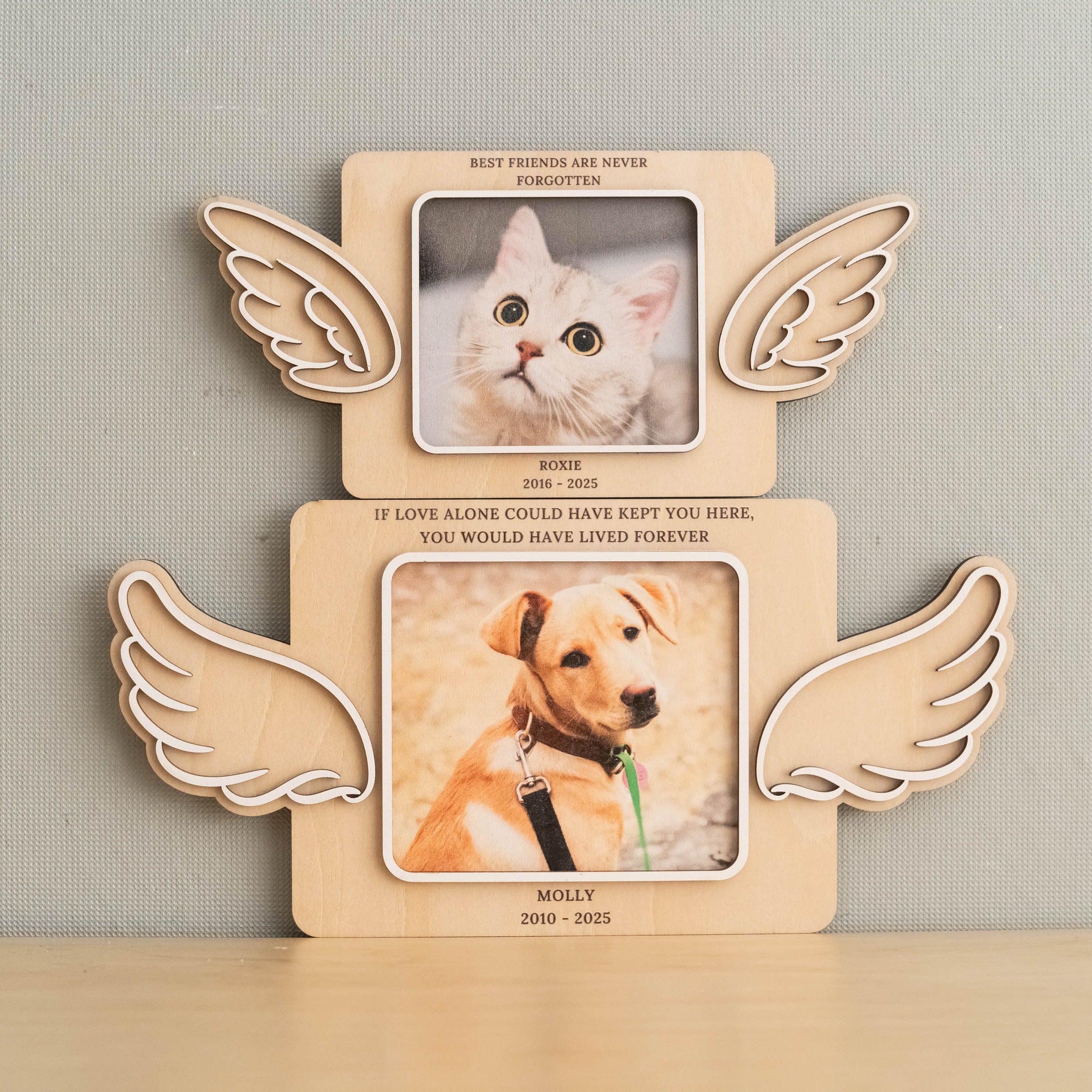 Personalized Pet Memorial Sign Wood for Memorial Gift D15
