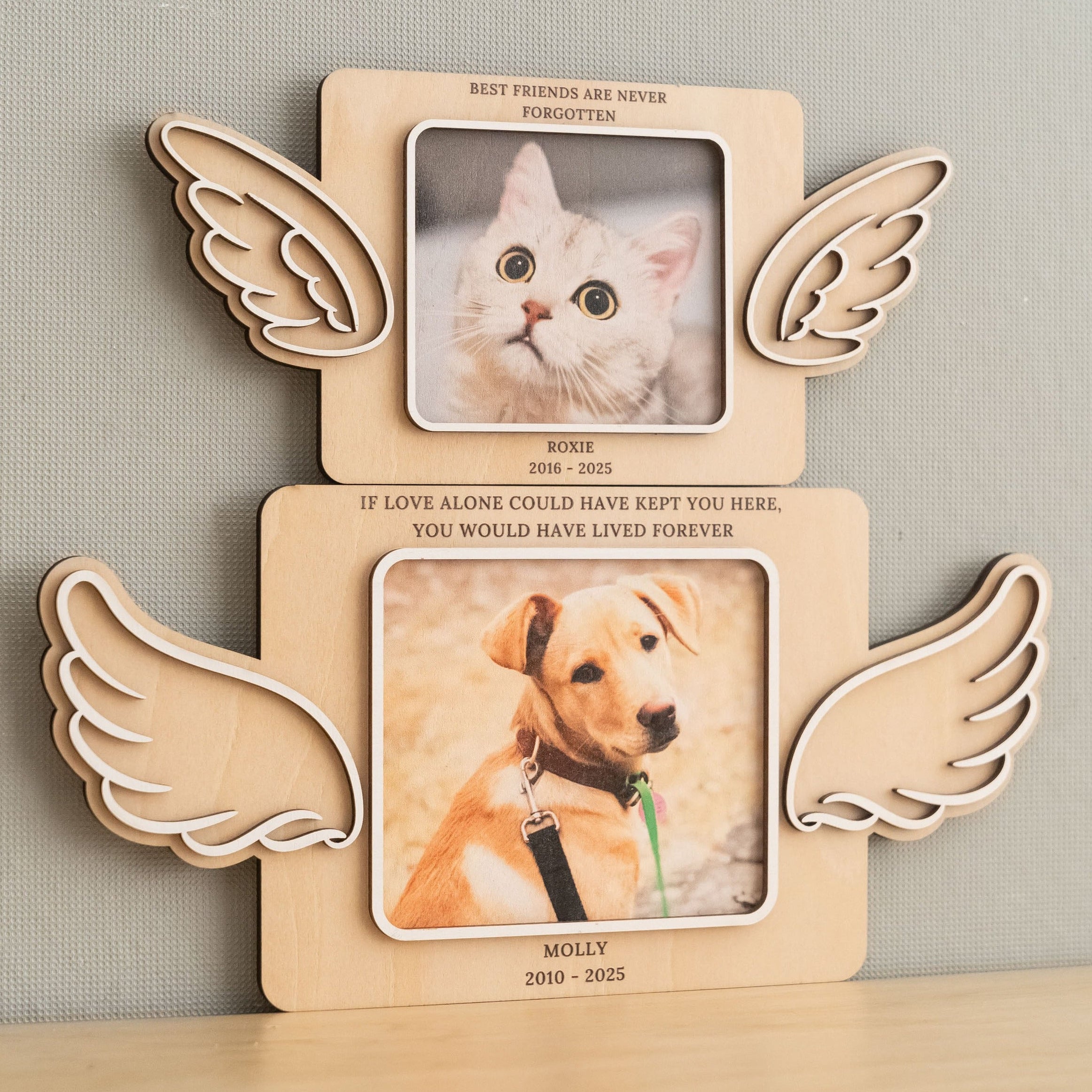 Personalized Pet Memorial Sign Wood for Memorial Gift D15