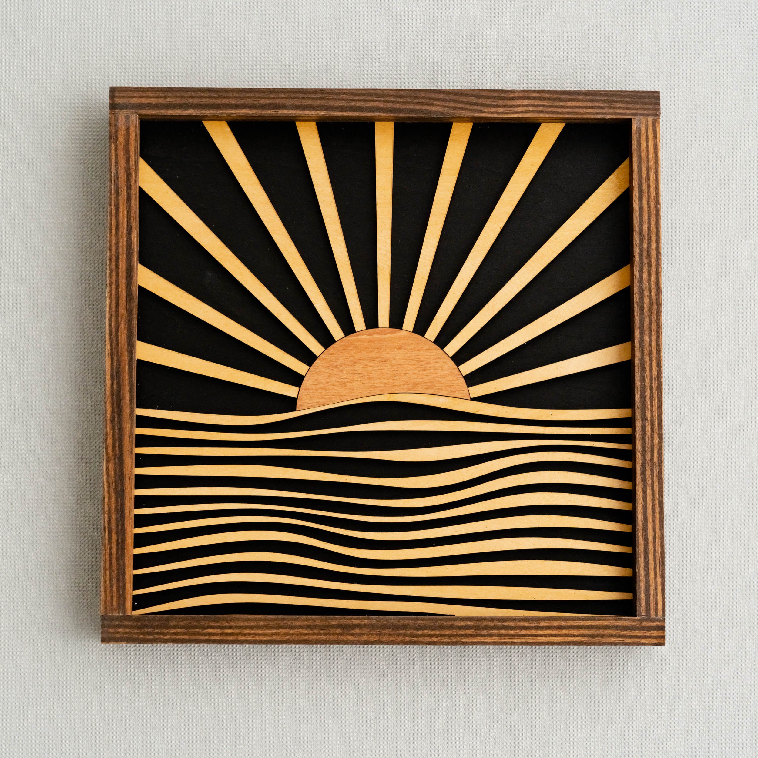 Sun Wood Wall Art Wood for Wood Wall Art and Boho Style R08