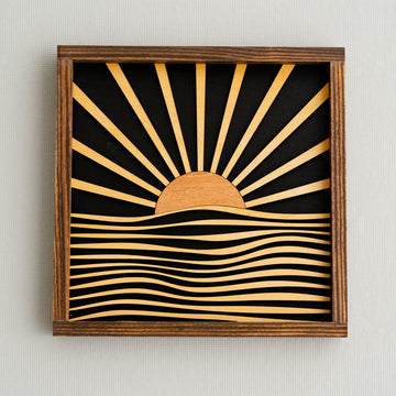 Sun Wood Wall Art Wood for Wood Wall Art and Boho Style R08