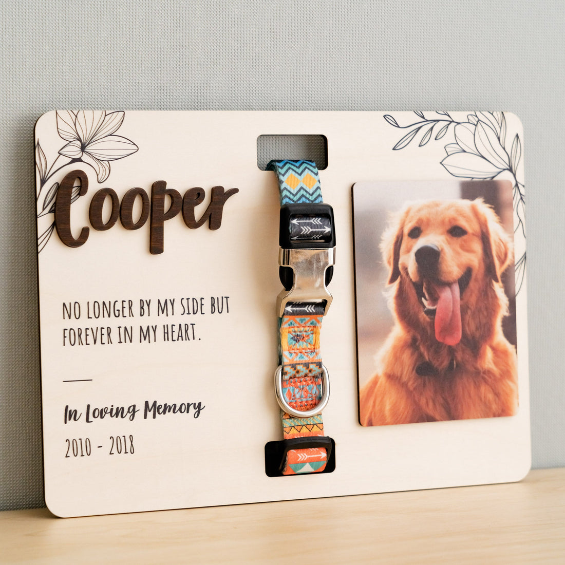 Personalized Pet Memorial Wood Sign for Pet Loss Gift R12
