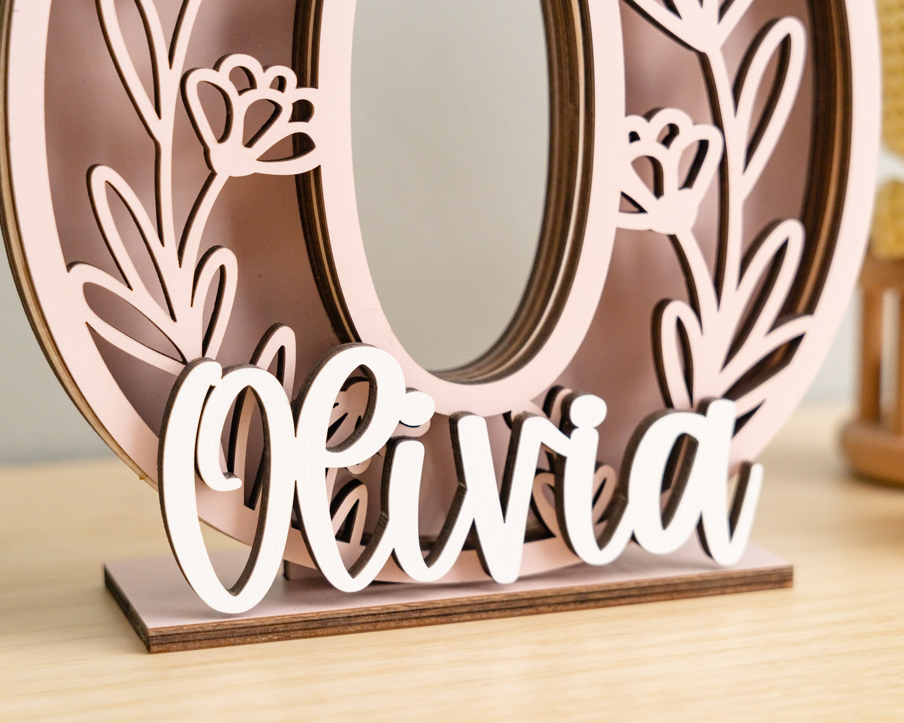 Personalized Letter Piggy Bank wood acrylic for kids piggy bank decor E22
