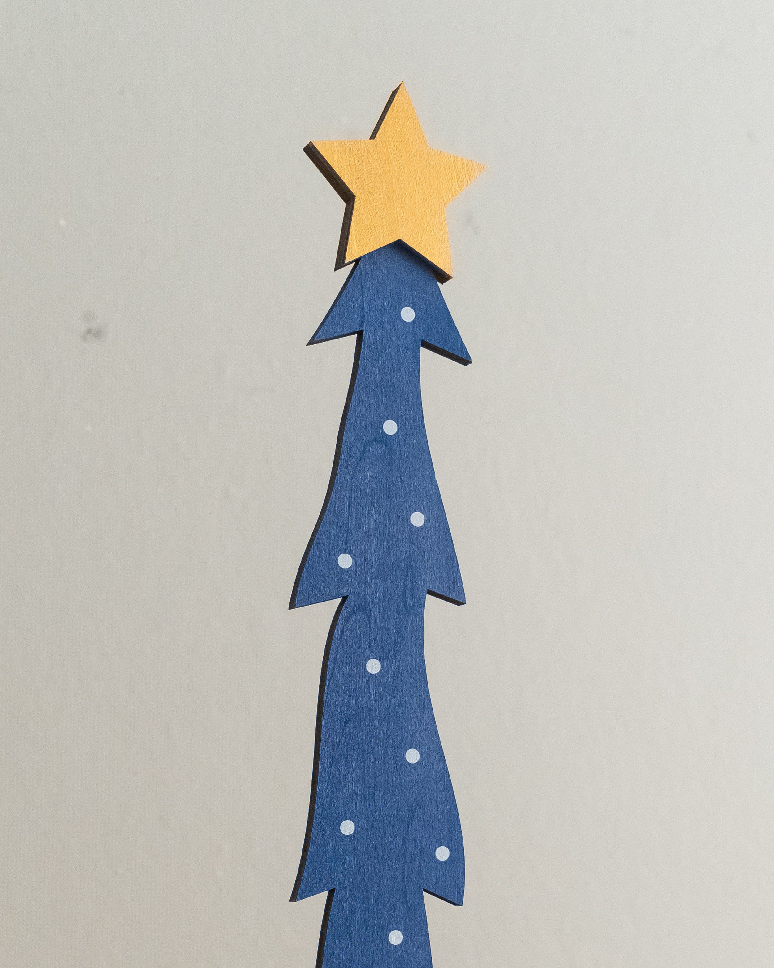 Decorative Wooden Christmas Tree for Holiday Table Decoration D46
