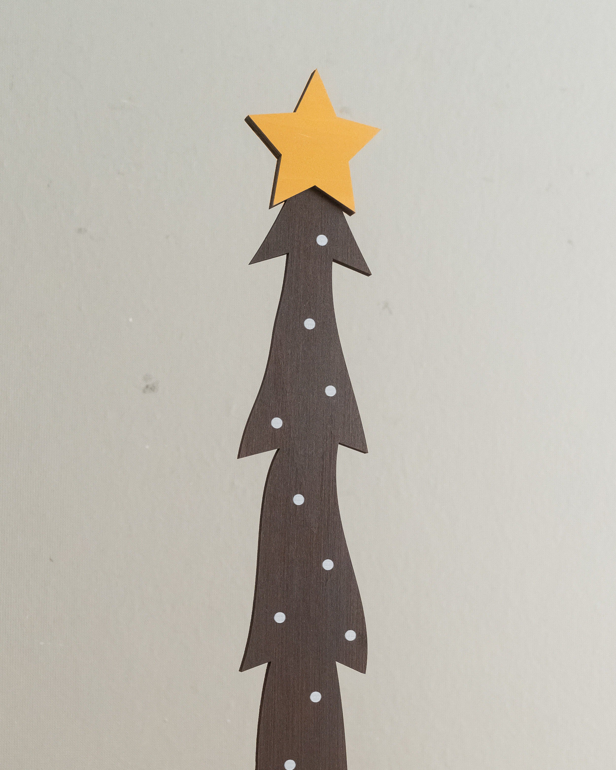 Decorative Wooden Christmas Tree for Modern Holiday Table Decor D46