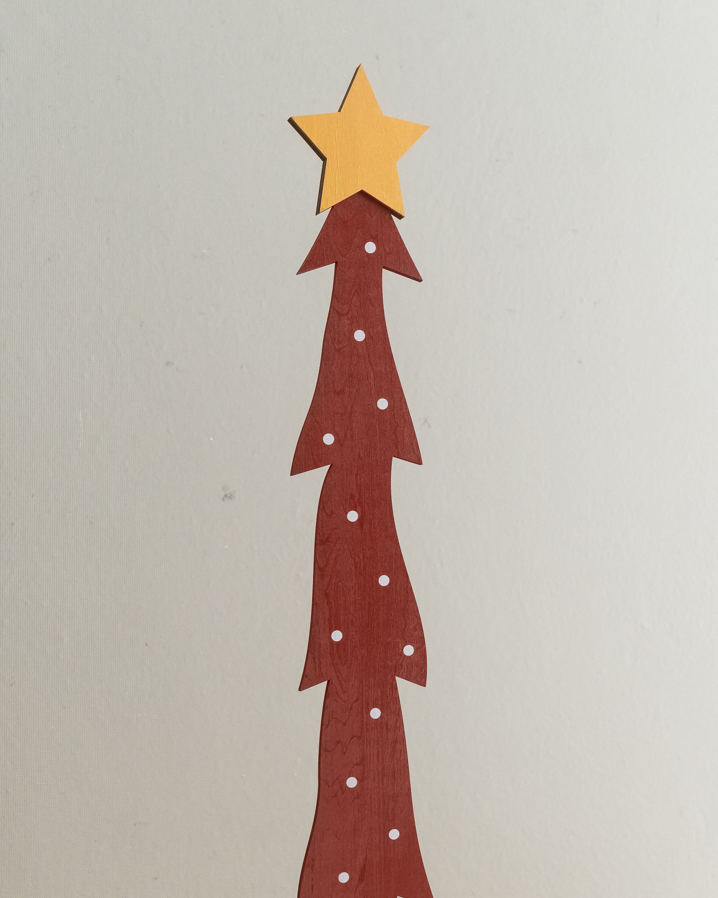 Decorative Wooden Christmas Tree for Christmas Table Decor D46