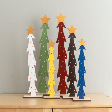 Decorative Wooden Christmas Tree for Christmas Table Decor D46