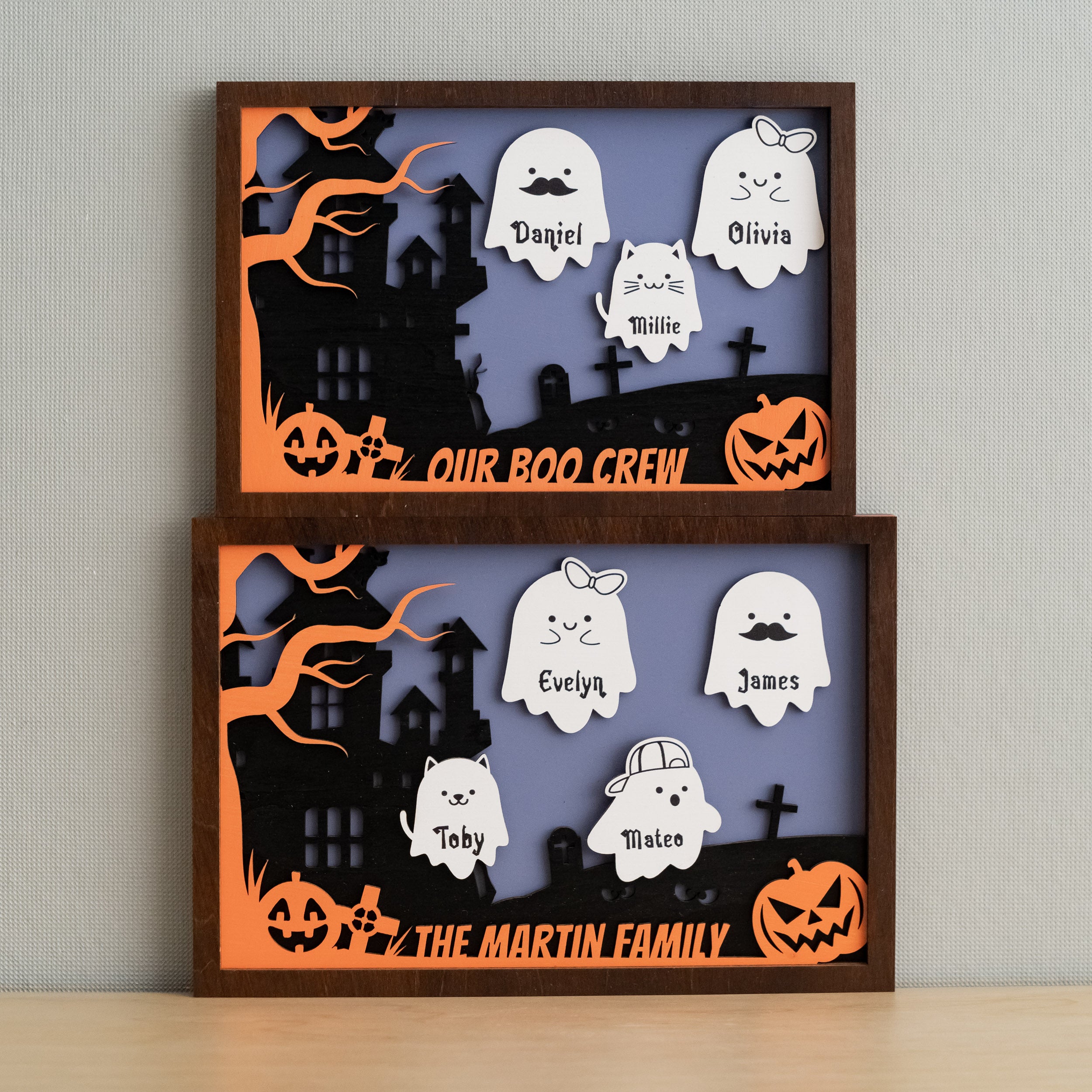 Custom Wooden Halloween Table Decoration for a Hauntingly Unique Touch