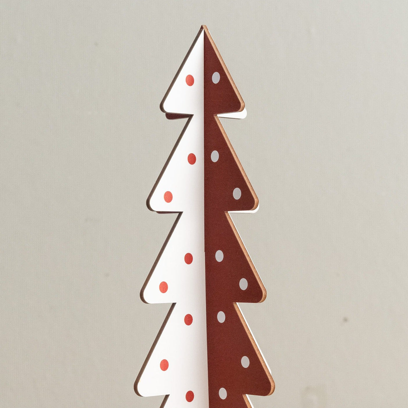 Decorative Wooden Christmas Tree for Table Top and Wooden Xmas Decor D47