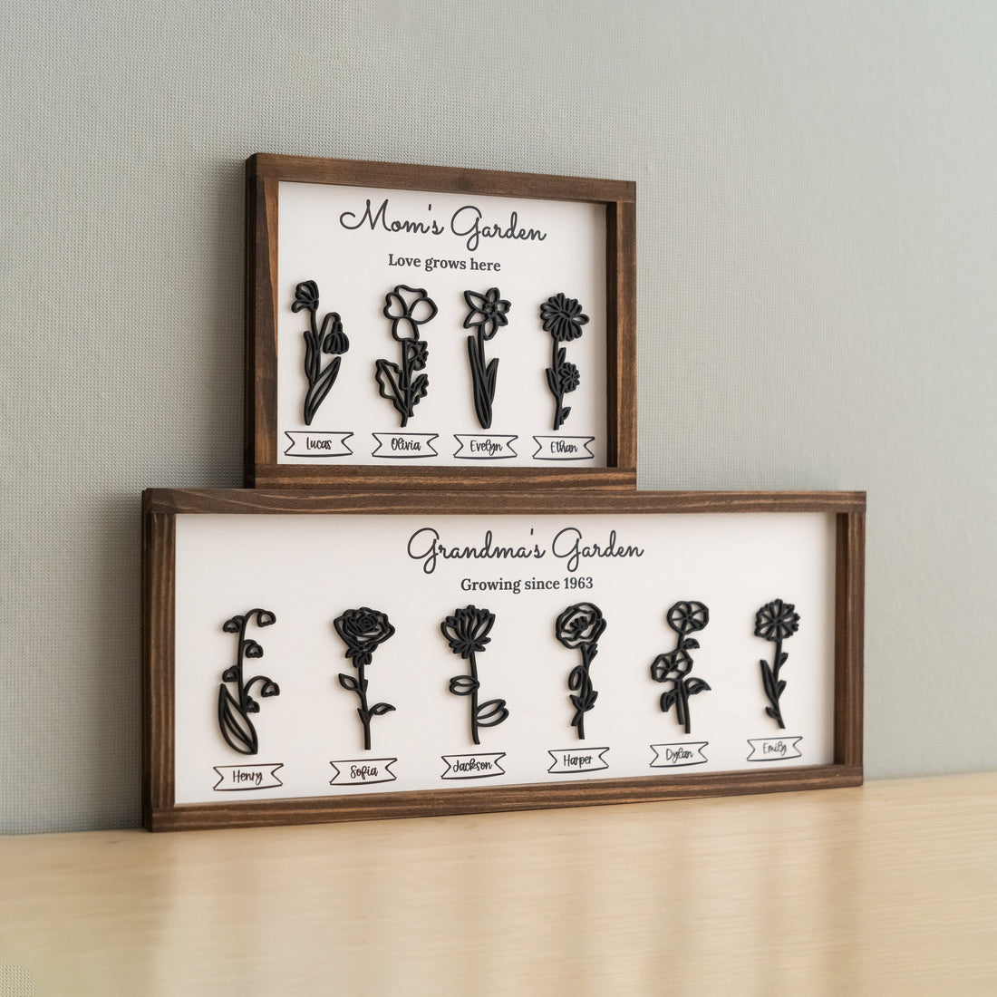 Personalized Wooden Family Garden Sign Wood for Personalized Family Sign and Wooden Family Sign E92