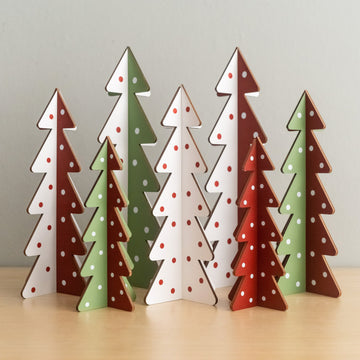 Decorative Wooden Christmas Tree for Christmas Table Decor and Rustic Style D47