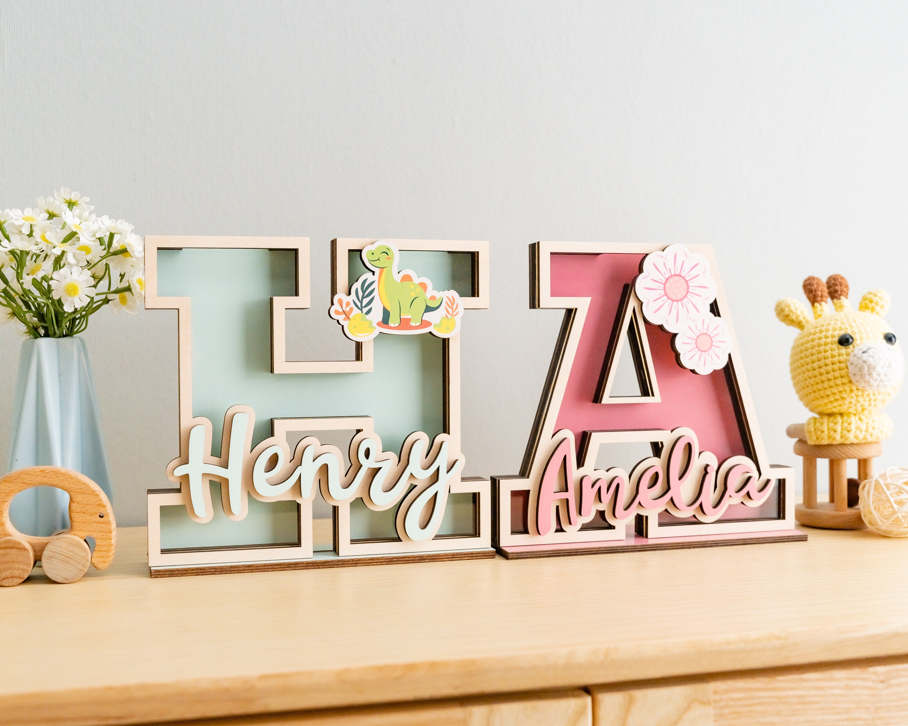 Baby Letter Bank For Stylish Nursery Money Storage