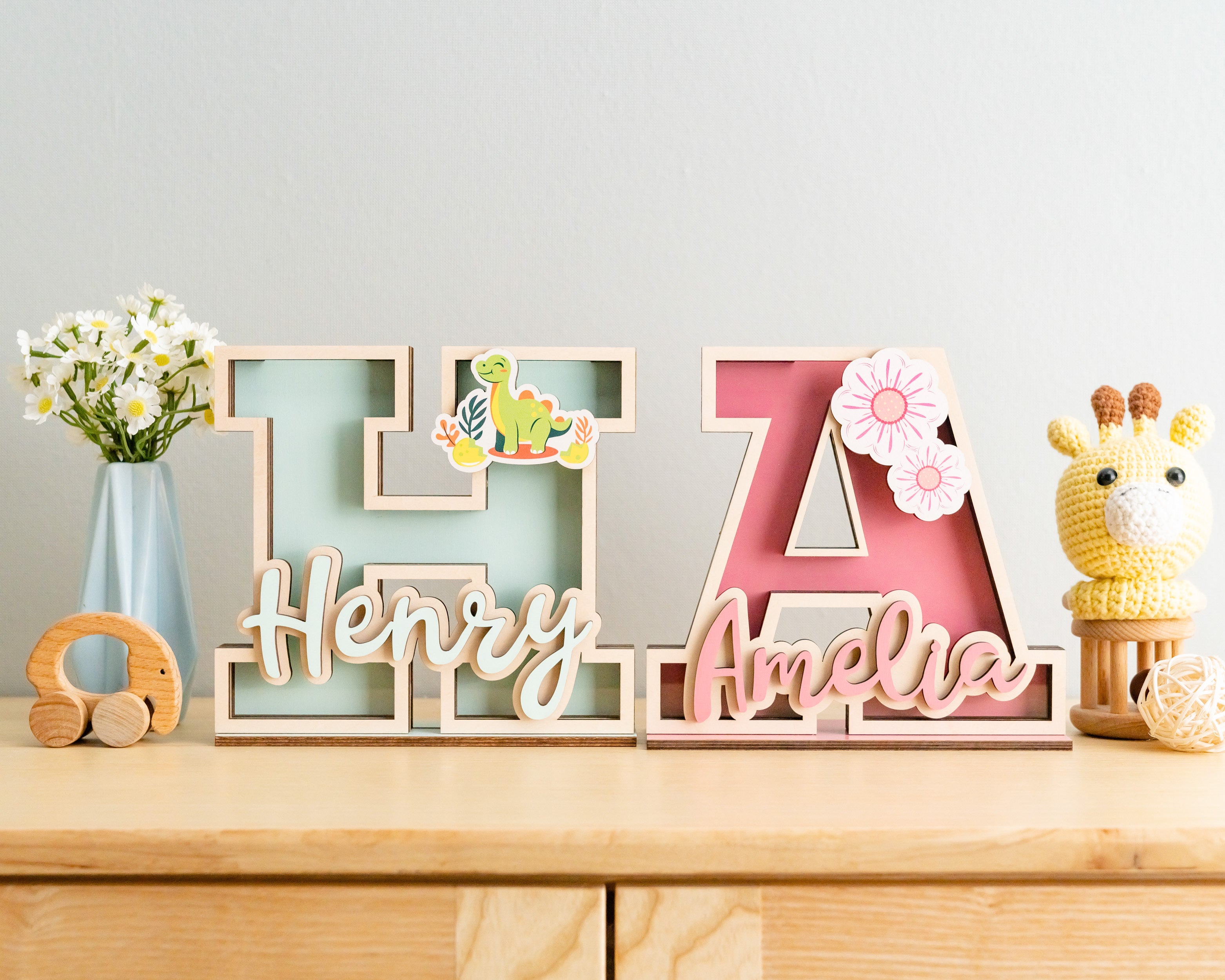 Baby Alphabet Letter Bank for Chic Nursery Money Storage