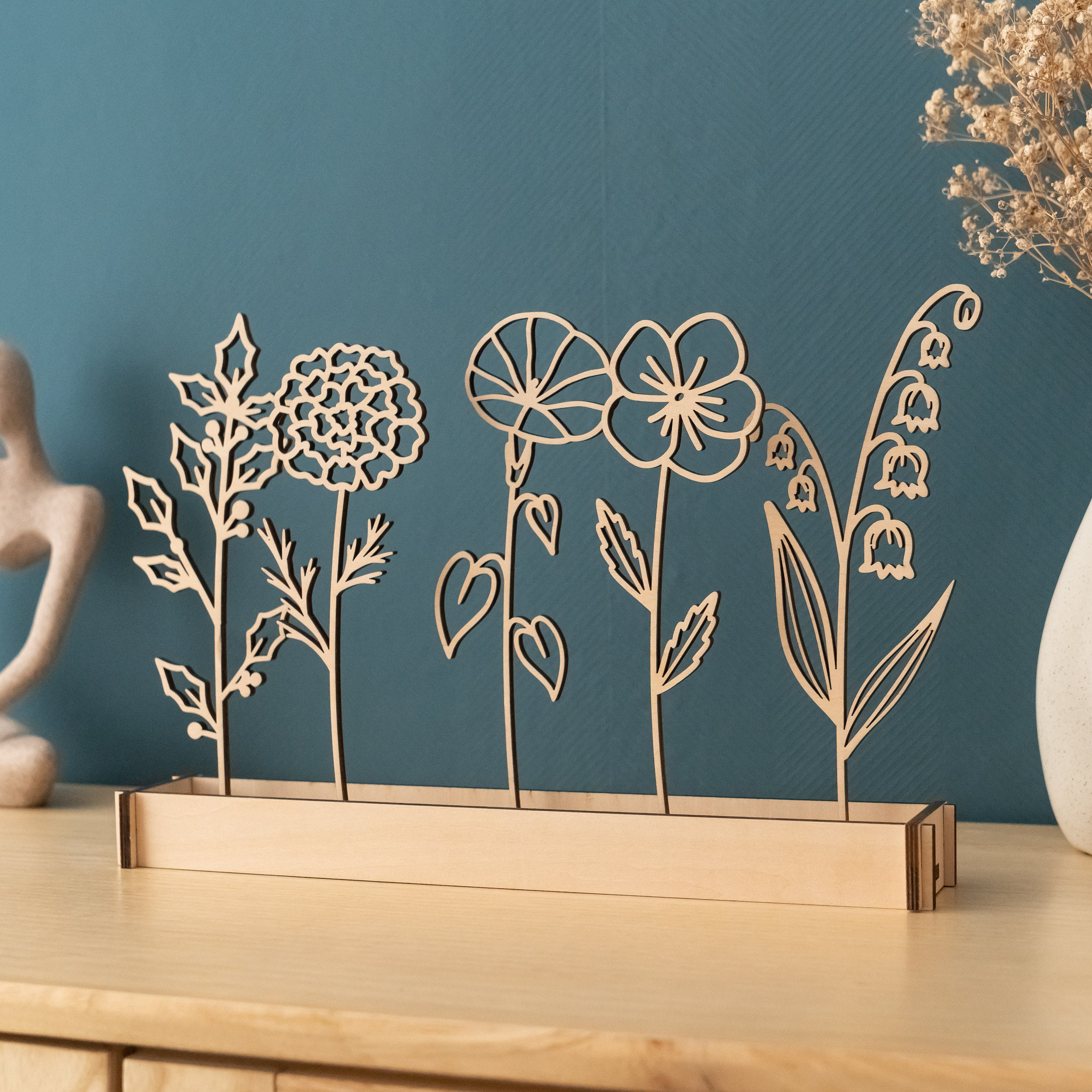 Personalized Wooden Mom’s Garden Personalized Gift for Mom J24