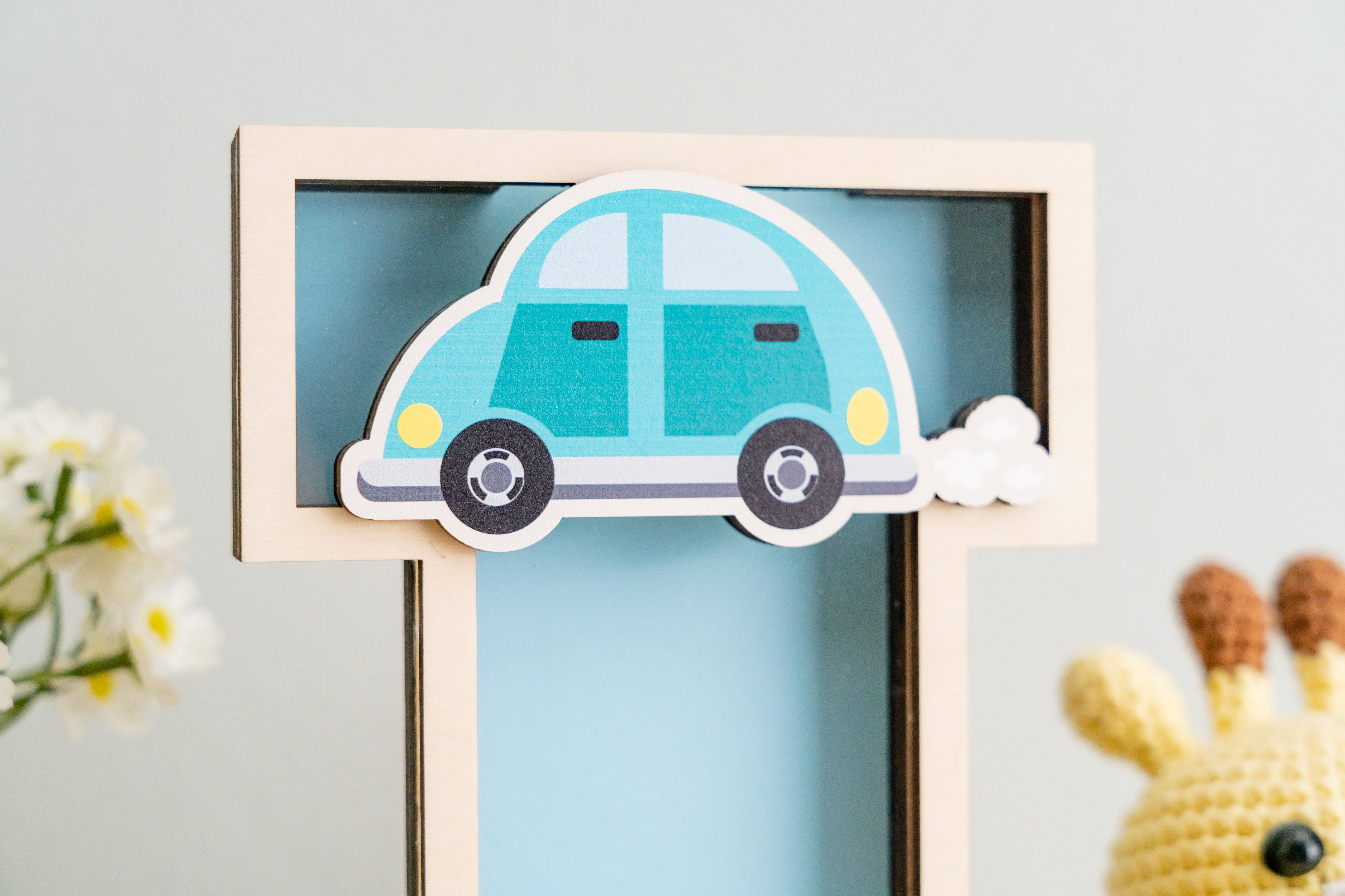 Baby Letter Bank For Stylish Nursery Money Storage