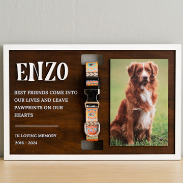 Personalized Pet Memorial Sign wood for pet loss gift and photo keepsake R19