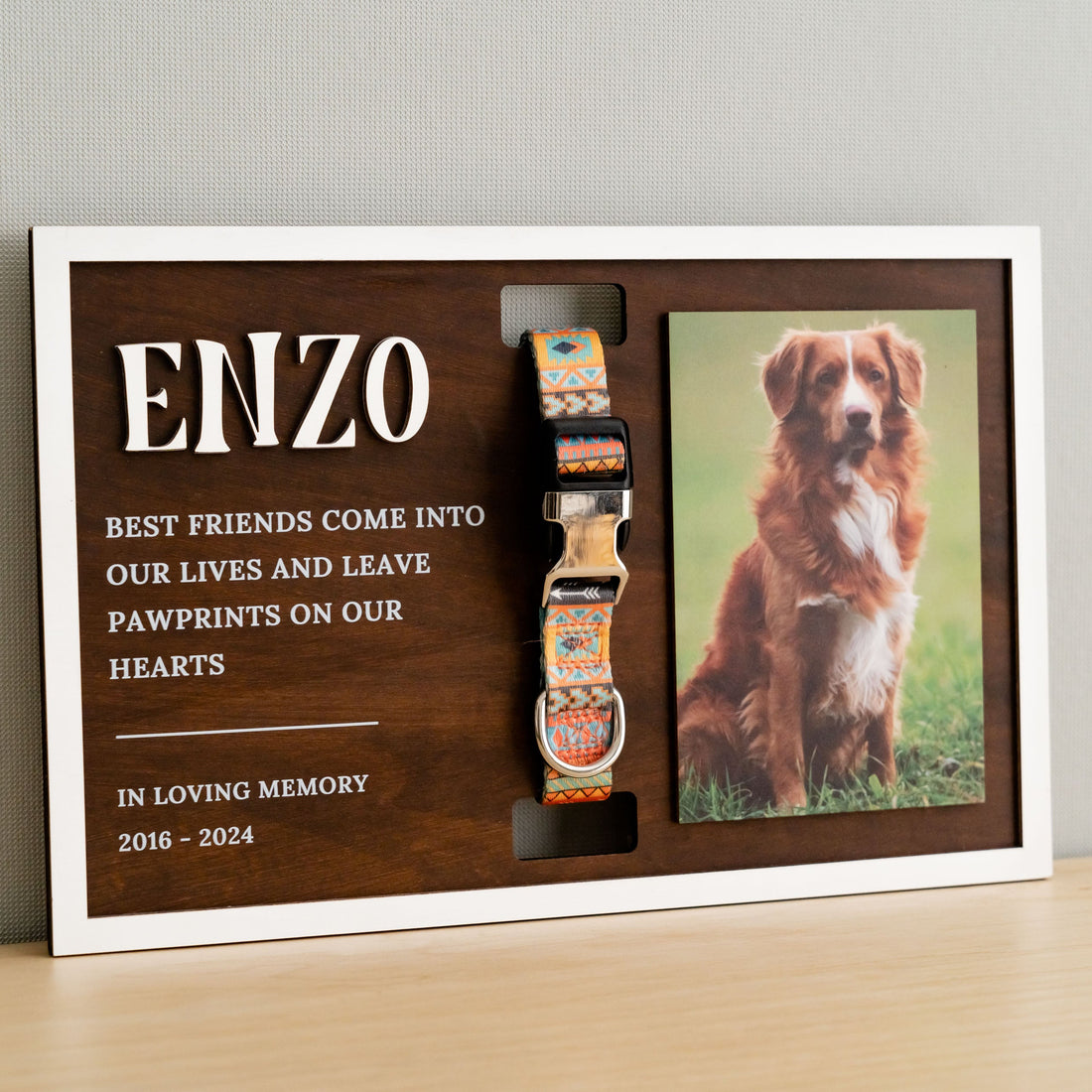 Personalized Pet Memorial Sign wood for pet memorial gift with photo R19