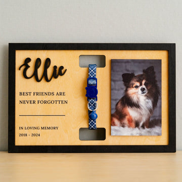 Boho Rustic Pet Memorial Photo Frame Cherish Memories R19