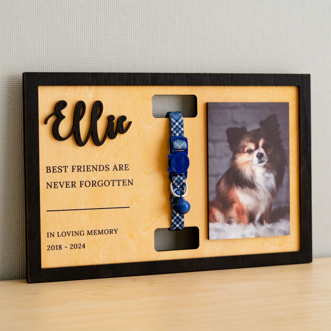 Boho Rustic Pet Memorial Photo Frame Cherish Memories R19